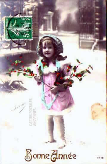 Cartes postales anciennes > CARTES POSTALES > carte postale ancienne > cartes-postales-ancienne.com Nouvelle annee