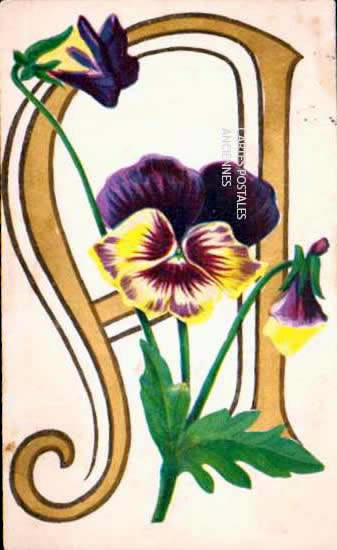 Cartes postales anciennes > CARTES POSTALES > carte postale ancienne > cartes-postales-ancienne.com Fleurs avec vase