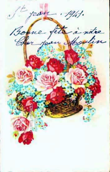 Cartes postales anciennes > CARTES POSTALES > carte postale ancienne > cartes-postales-ancienne.com Fleurs avec vase