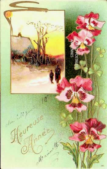 Cartes postales anciennes > CARTES POSTALES > carte postale ancienne > cartes-postales-ancienne.com Nouvelle annee