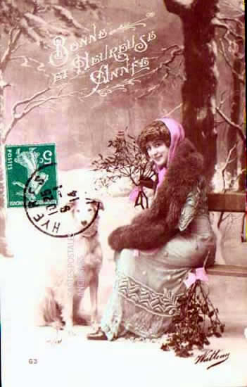 Cartes postales anciennes > CARTES POSTALES > carte postale ancienne > cartes-postales-ancienne.com Nouvelle annee