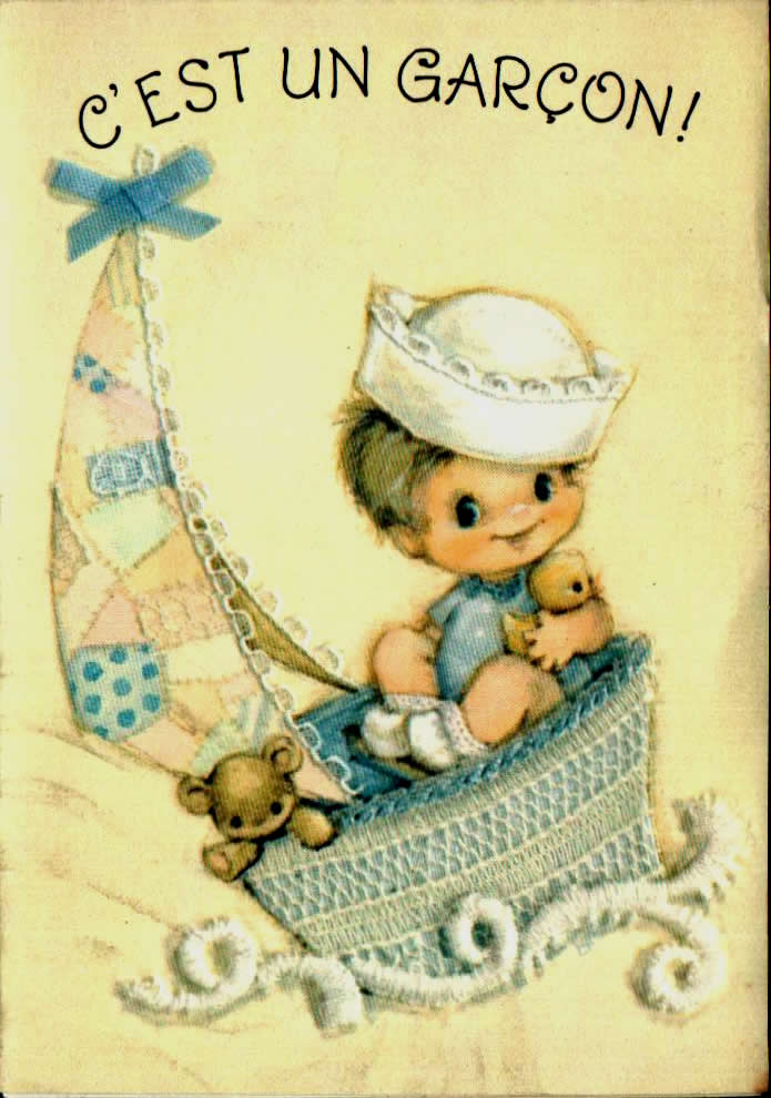 Birth announcement cards