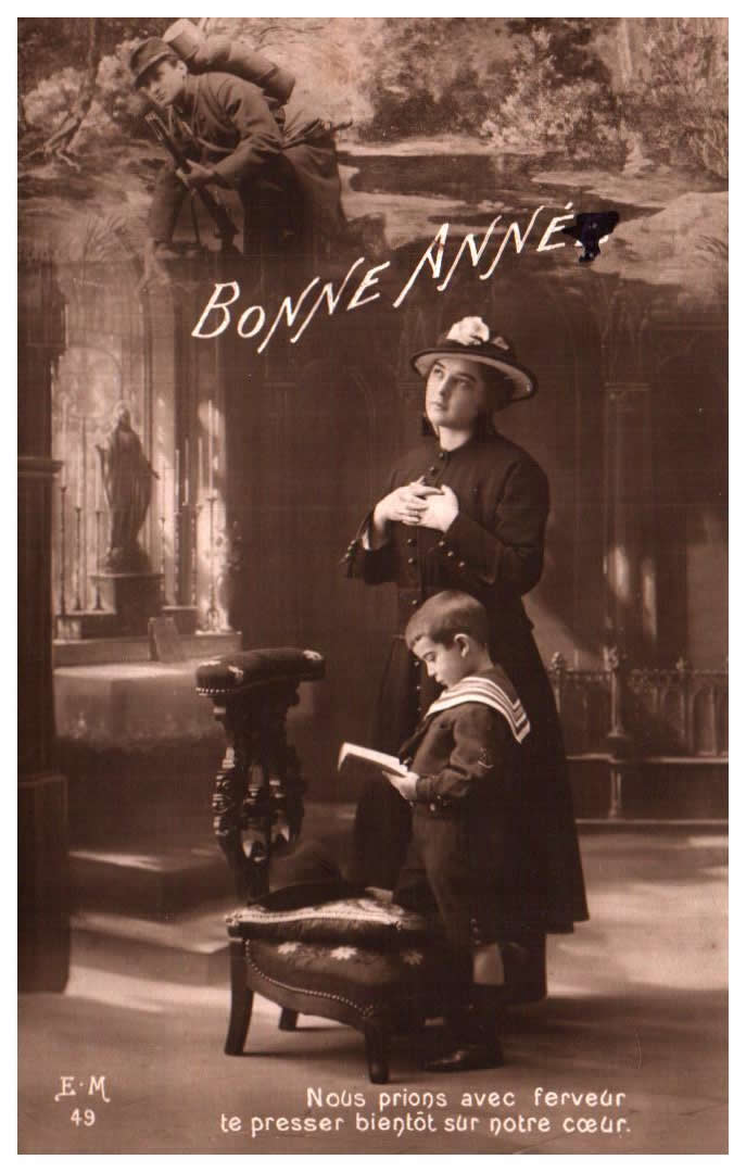Cartes postales anciennes > CARTES POSTALES > carte postale ancienne > cartes-postales-ancienne.com Nouvelle annee