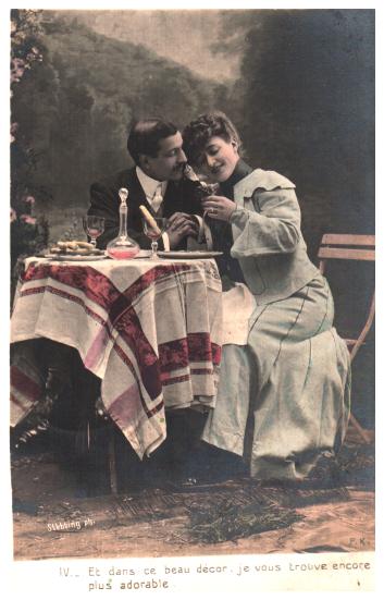 Cartes postales anciennes > CARTES POSTALES > carte postale ancienne > cartes-postales-ancienne.com Theme personnages couple