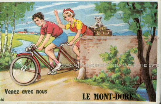 Cartes postales anciennes > CARTES POSTALES > carte postale ancienne > cartes-postales-ancienne.com Humour Mont Dore