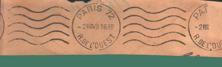 Postage stamps postal mark Annee 1949