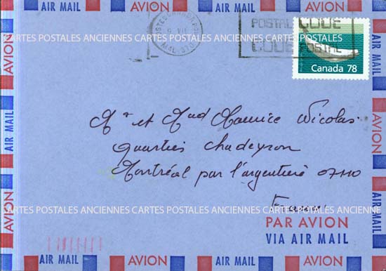 Cartes postales anciennes > CARTES POSTALES > carte postale ancienne > cartes-postales-ancienne.com Monde pays Canada