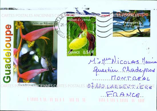 Postage stamps france Guadeloupe