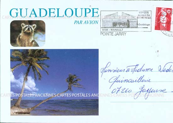 Postage stamps france Guadeloupe
