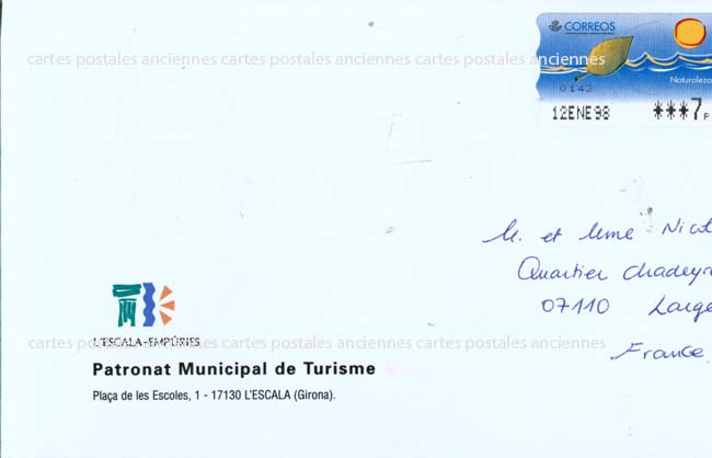 Cartes postales anciennes > CARTES POSTALES > carte postale ancienne > cartes-postales-ancienne.com Monde pays   Espagne Date non visible