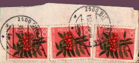 Postage stamps postal mark Annee 1975