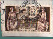 Postage stamps postal mark Annee 1968