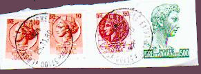 Postage stamps postal mark Annee 1980