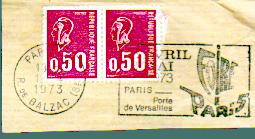Cartes postales anciennes > CARTES POSTALES > carte postale ancienne > cartes-postales-ancienne.com Marque postale Annee 1973