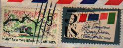 Postage stamps postal mark Annee 1967