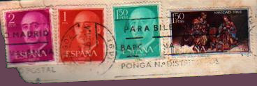 Postage stamps postal mark Annee 1965