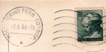 Postage stamps postal mark Annee 1966