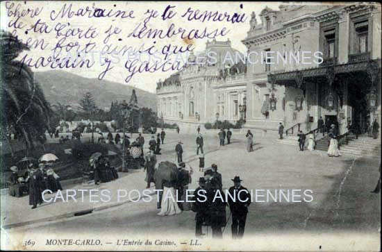 Cartes postales anciennes > CARTES POSTALES > carte postale ancienne > cartes-postales-ancienne.com Rares Monaco monte carlo