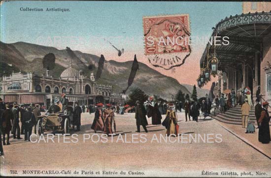 Cartes postales anciennes > CARTES POSTALES > carte postale ancienne > cartes-postales-ancienne.com Rares Monaco monte carlo