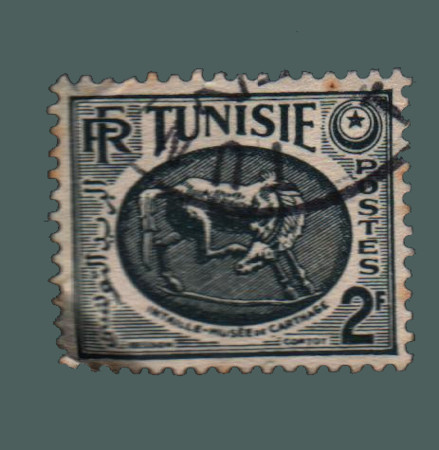 Old postcards world postage stamps