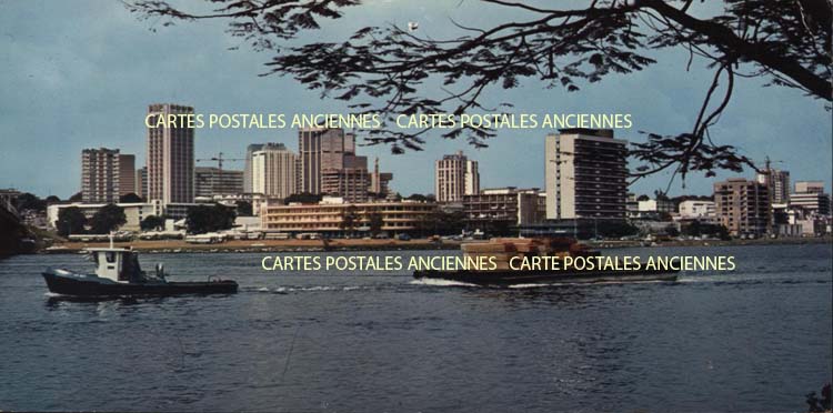 Cartes postales anciennes > CARTES POSTALES > carte postale ancienne > cartes-postales-ancienne.com Republique de cote d'ivoire Abidjan