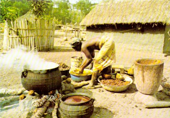 Cartes postales anciennes > CARTES POSTALES > carte postale ancienne > cartes-postales-ancienne.com Republique de cote d'ivoire Biankouma