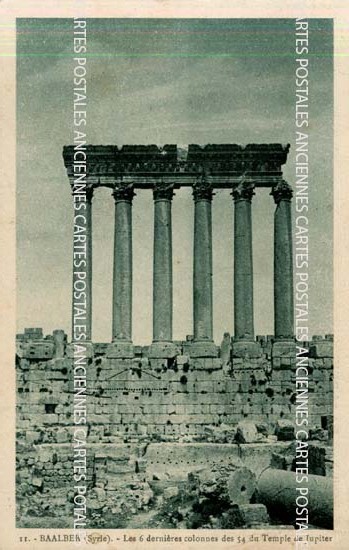 Cartes postales anciennes > CARTES POSTALES > carte postale ancienne > cartes-postales-ancienne.com Liban Baalbek