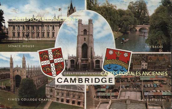 Cartes postales anciennes > CARTES POSTALES > carte postale ancienne > cartes-postales-ancienne.com Angleterre Cambridge