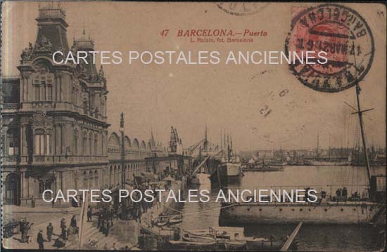 Cartes postales anciennes > CARTES POSTALES > carte postale ancienne > cartes-postales-ancienne.com Union europeenne Espagne Barcelone