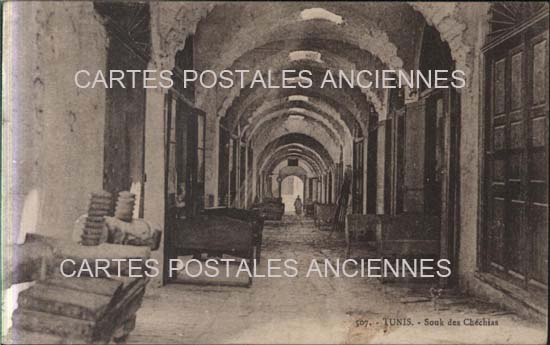 Cartes postales anciennes > CARTES POSTALES > carte postale ancienne > cartes-postales-ancienne.com Tunisie Tunis