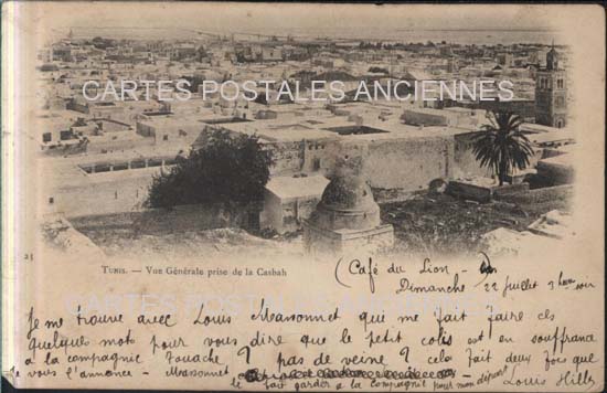 Cartes postales anciennes > CARTES POSTALES > carte postale ancienne > cartes-postales-ancienne.com Tunisie Tunis