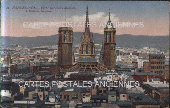 Cartes postales anciennes > CARTES POSTALES > carte postale ancienne > cartes-postales-ancienne.com Union europeenne Espagne Barcelone