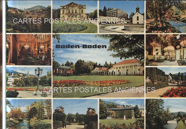 Cartes postales anciennes > CARTES POSTALES > carte postale ancienne > cartes-postales-ancienne.com Union europeenne Allemagne Baden baden