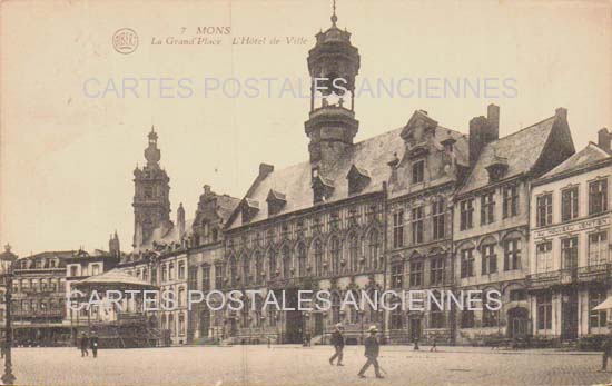 Cartes postales anciennes > CARTES POSTALES > carte postale ancienne > cartes-postales-ancienne.com Union europeenne Belgique Mons