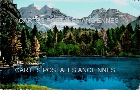 Cartes postales anciennes > CARTES POSTALES > carte postale ancienne > cartes-postales-ancienne.com Suisse Blausee mitholz