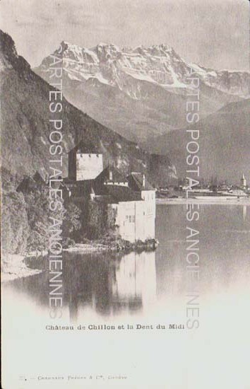 Cartes postales anciennes > CARTES POSTALES > carte postale ancienne > cartes-postales-ancienne.com Suisse Chillon