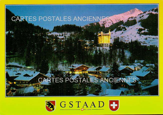 Cartes postales anciennes > CARTES POSTALES > carte postale ancienne > cartes-postales-ancienne.com Suisse Gstaad