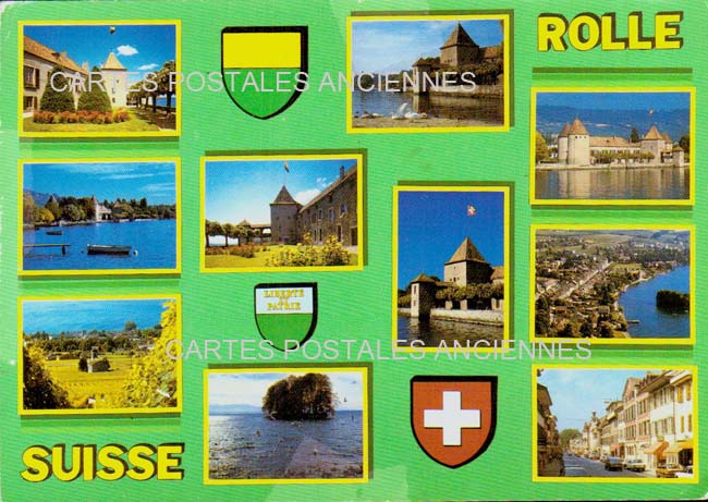 Cartes postales anciennes > CARTES POSTALES > carte postale ancienne > cartes-postales-ancienne.com Suisse Rolle