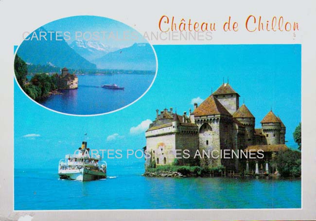 Cartes postales anciennes > CARTES POSTALES > carte postale ancienne > cartes-postales-ancienne.com Suisse Chillon