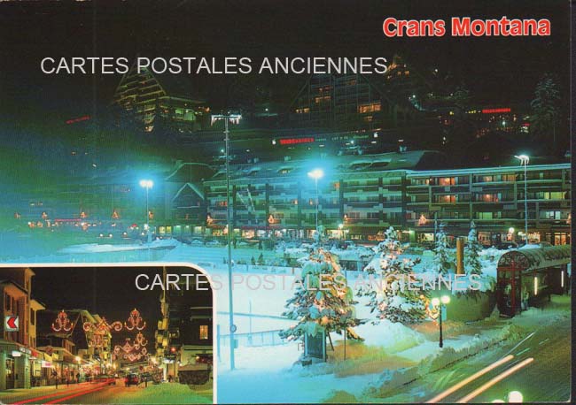 Cartes postales anciennes > CARTES POSTALES > carte postale ancienne > cartes-postales-ancienne.com Suisse Crans montana