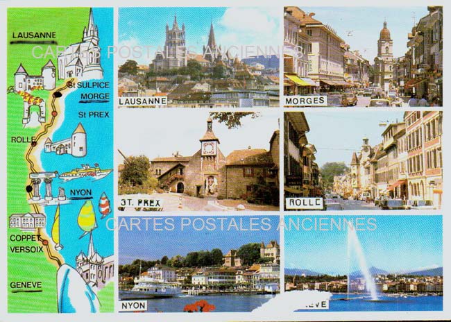 Cartes postales anciennes > CARTES POSTALES > carte postale ancienne > cartes-postales-ancienne.com Suisse Saint prex