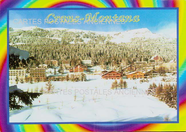 Cartes postales anciennes > CARTES POSTALES > carte postale ancienne > cartes-postales-ancienne.com Suisse Crans montana