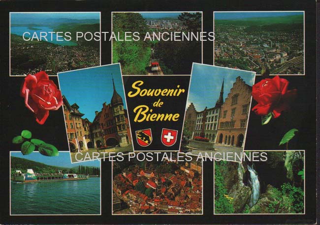 Cartes postales anciennes > CARTES POSTALES > carte postale ancienne > cartes-postales-ancienne.com Suisse Biel bienne