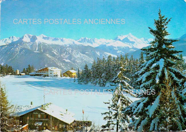 Cartes postales anciennes > CARTES POSTALES > carte postale ancienne > cartes-postales-ancienne.com Suisse Crans montana