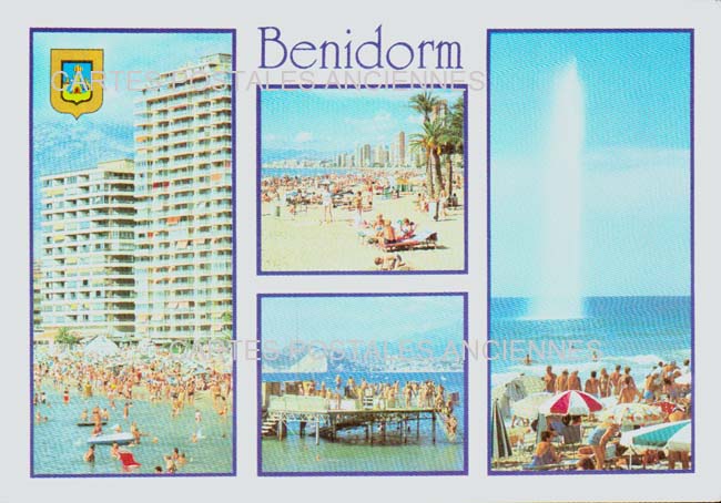 Cartes postales anciennes > CARTES POSTALES > carte postale ancienne > cartes-postales-ancienne.com Union europeenne Espagne Benidorm