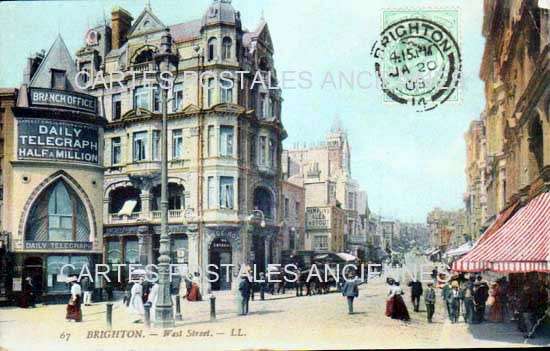 Cartes postales anciennes > CARTES POSTALES > carte postale ancienne > cartes-postales-ancienne.com Angleterre Brighton