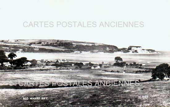 Cartes postales anciennes > CARTES POSTALES > carte postale ancienne > cartes-postales-ancienne.com Angleterre Red wharf bay