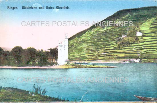 Cartes postales anciennes > CARTES POSTALES > carte postale ancienne > cartes-postales-ancienne.com Union europeenne Allemagne Bingen am rhein