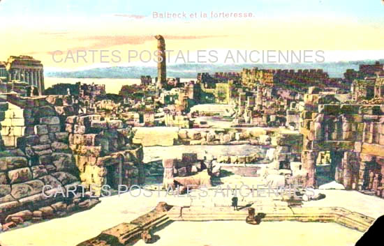 Cartes postales anciennes > CARTES POSTALES > carte postale ancienne > cartes-postales-ancienne.com Liban Baalbek