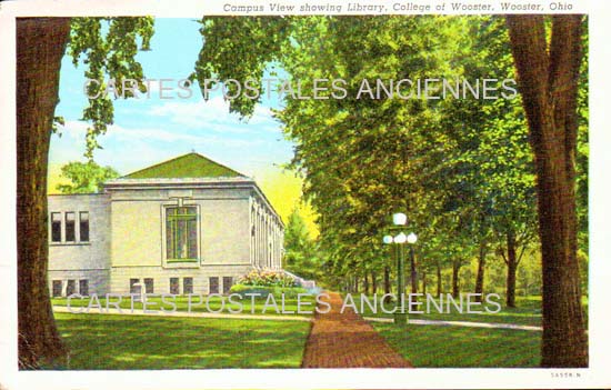 Cartes postales anciennes > CARTES POSTALES > carte postale ancienne > cartes-postales-ancienne.com Etats unis Ohio Wooster